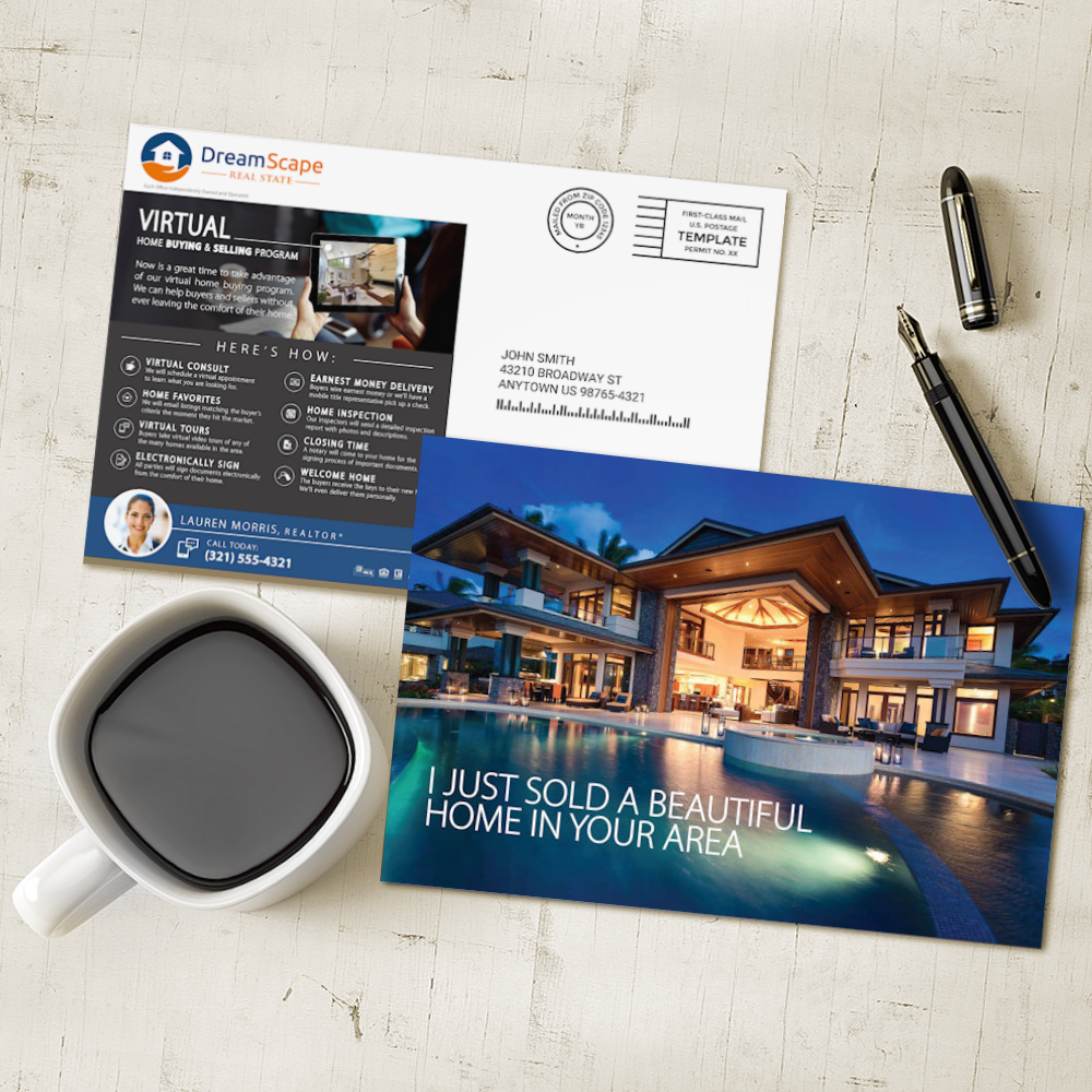 Custom Real Estate Postcards